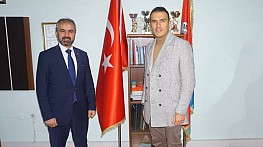 Rize Milli Eğitim Müdürü Tüfekçi’den Süper Lig Hakemliğine Yükselen Okul Müdürü Metoğlu’na Tebrik Ziyareti